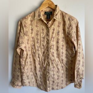 Vintage Ralph Lauren Floral Blouse